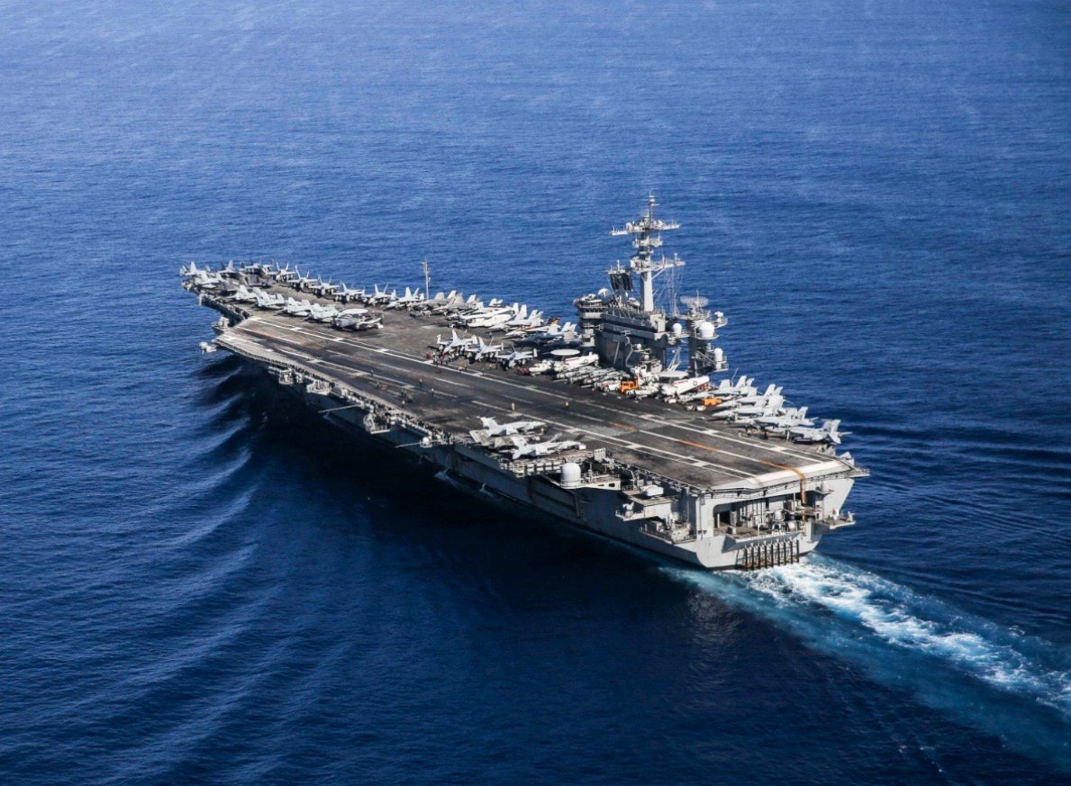 USS Abraham Lincoln, the Nimitz-class aircraft carrier